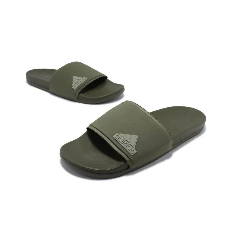 Adilette Adidas Comfort Elevated Slide 'Dark Green'-3