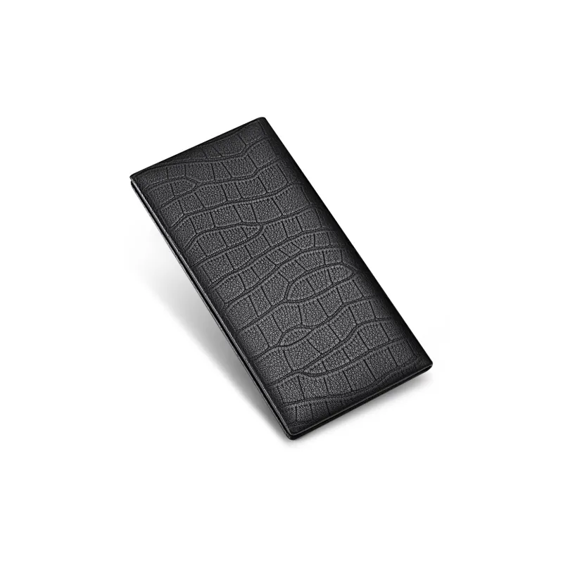 WilliamPOLO Top Grain Cow Leather Zero Wallet Regular Men's Black-10