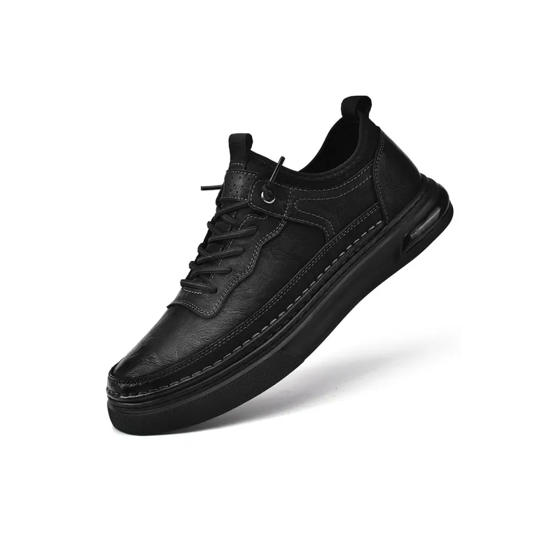 Laoks Casual Shoes Men Low Top Black/Brown-14
