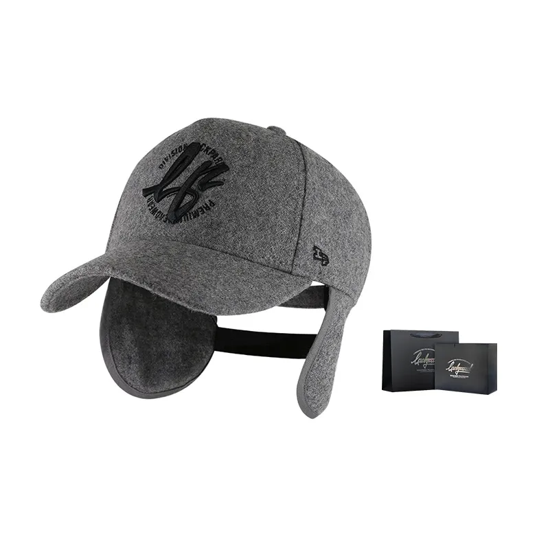Lackpard Sheep Wool Polyester Viscose Polyamide Acrylic Baseball Caps Men's Multicolor-5