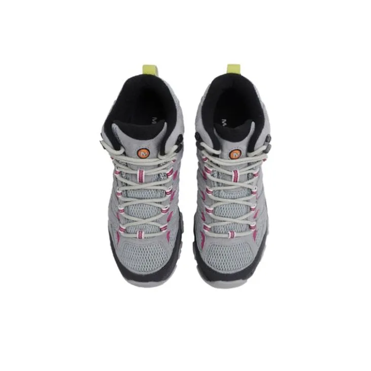 MERRELL MOAB 3 Mid Gore-TEX Cushioning Wear-Resistant High-Top Outdoor Shoes Women's Gray-3