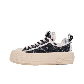 Foreshadow Skateboard Shoes Women's Low Top Multicolor Black