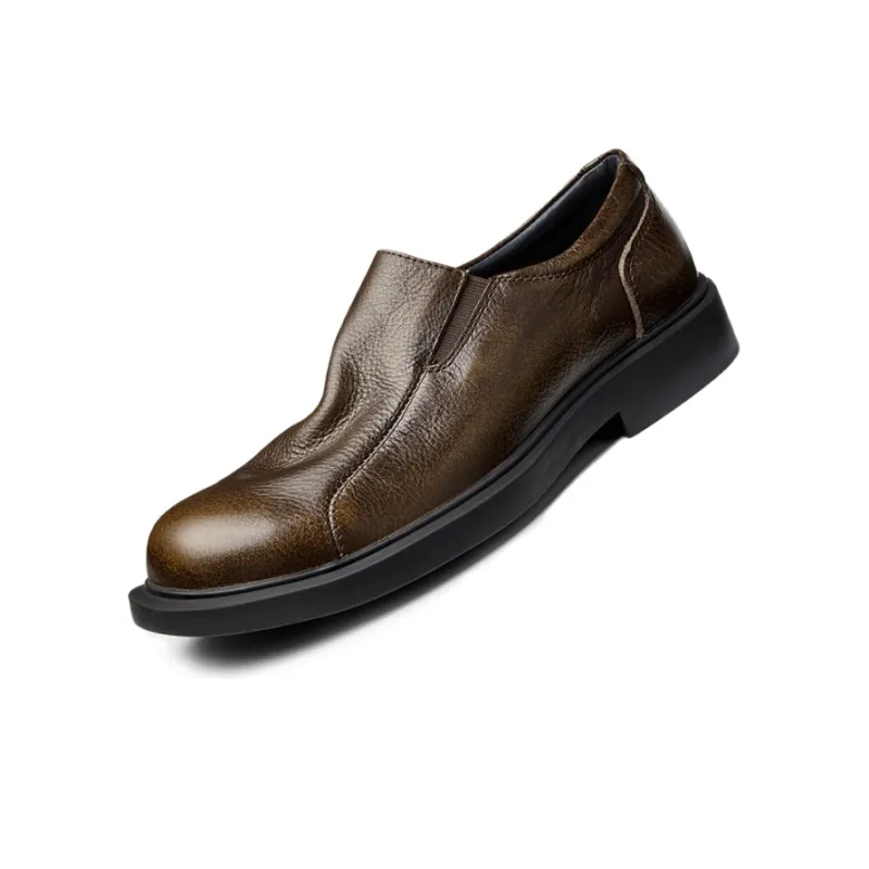 Brounvanm Men's Casual Shoes Men Low Top Black, Brown-1