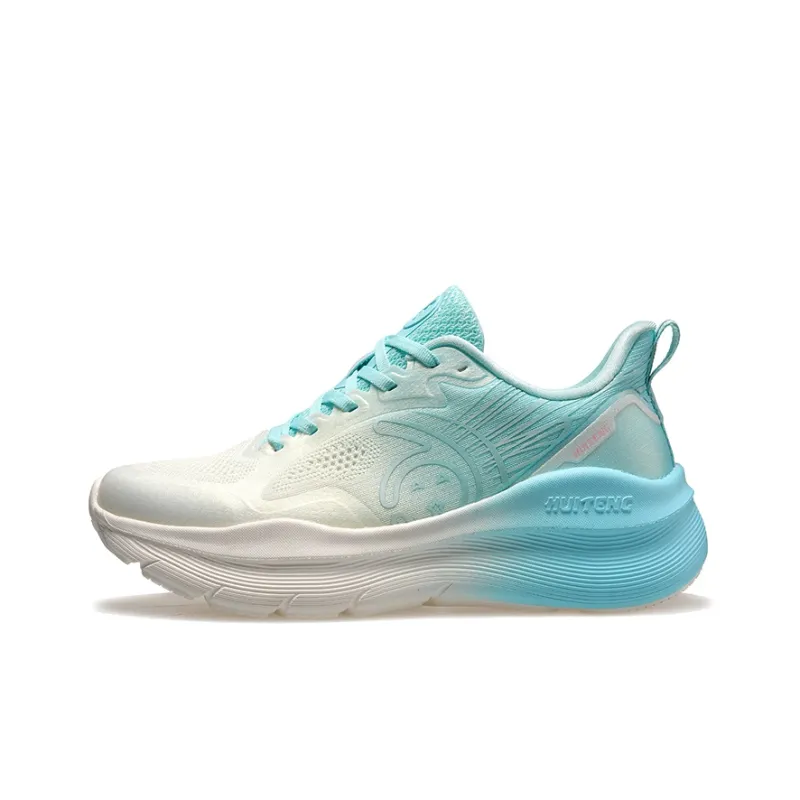 HUITENG Running Shoes Unisex Low Top Rainbow Pink/Dream Purple/Sky Blue/Sunrise Orange/Midnight Black-2