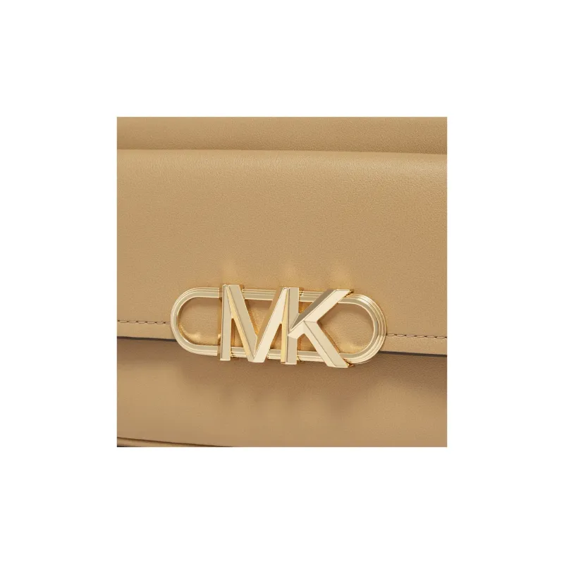 MICHAEL KORS PARKER Cow Leather Shoulder Bag, Crossbody Bag Medium Size Women's Camel-3