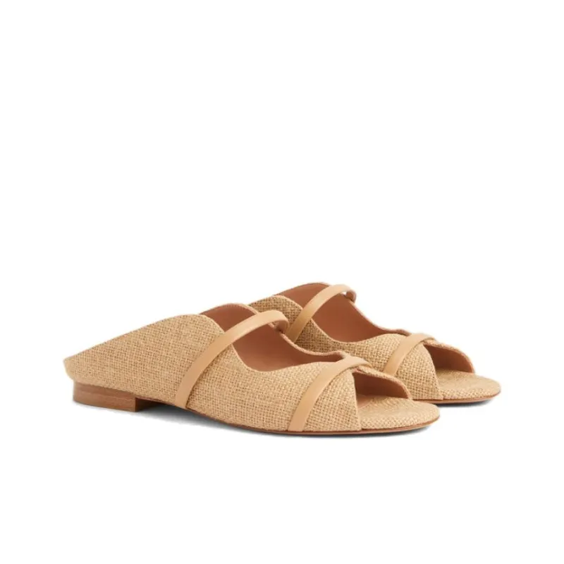 Malone Souliers Norah Raffia Sandals-2
