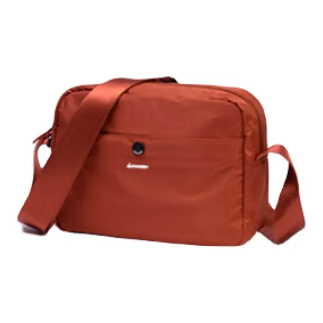 FOUVOR Oxford Shoulder Bag Crossbody Bag Women's Chestnut Red/Classic Black-1