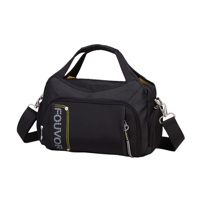 FOUVOR Oxford Travel Bag, Shoulder Bag, Crossbody Bag, Handbag Medium Size Unisex Beige Yellow/Pink Purple/Purple/Black-2