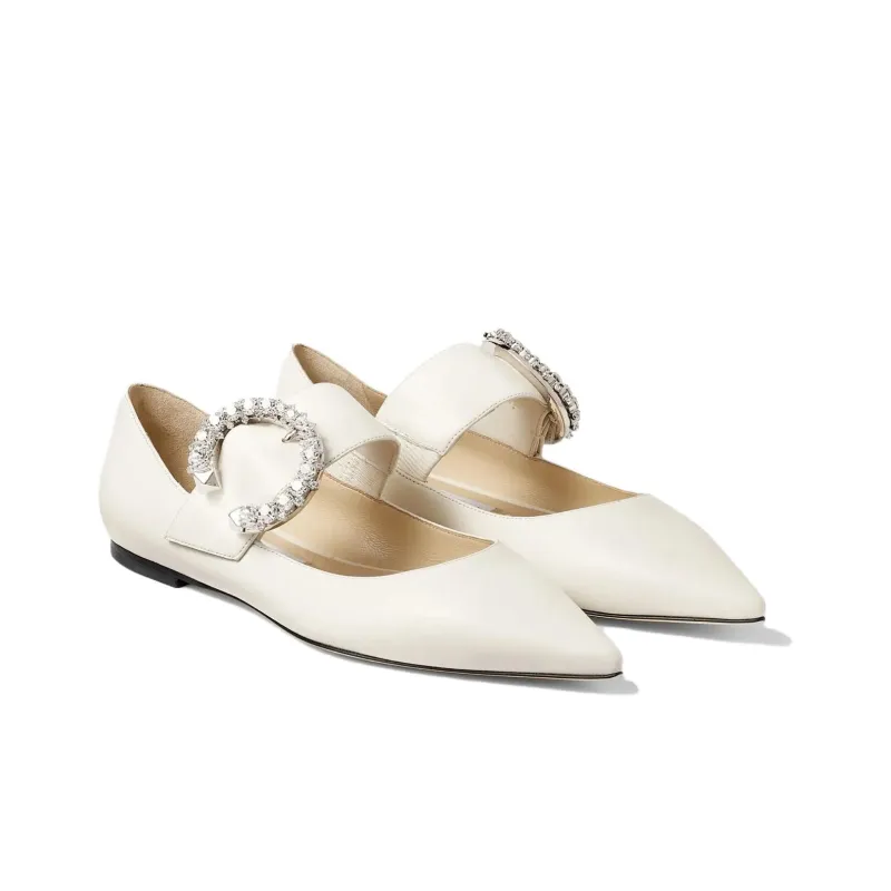 Jimmy Choo Melva Crystal-embellished Ballerinas-2
