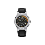 Silver Black Dial 50m Waterproof