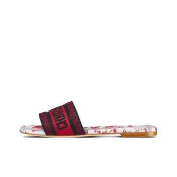 DIOR Dway Slide Slippers Women's Red