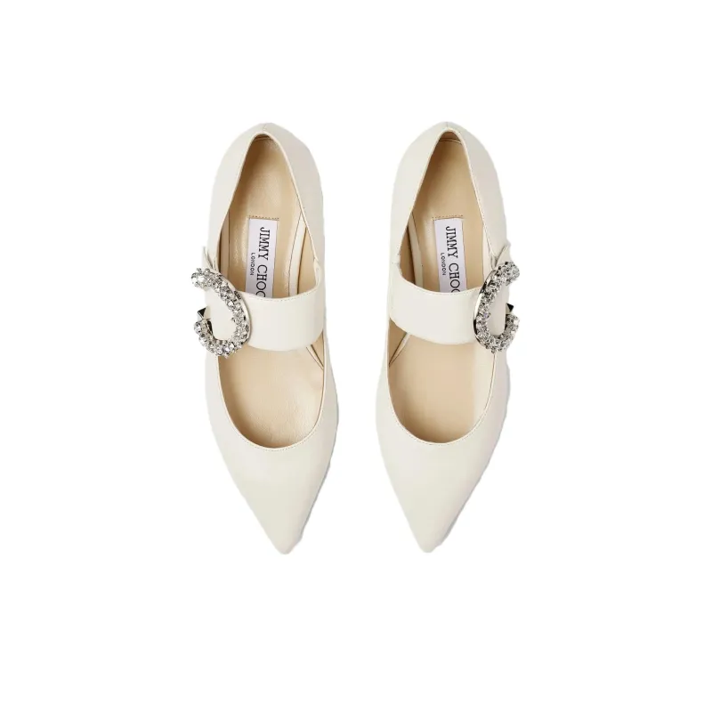 Jimmy Choo Melva Crystal-embellished Ballerinas-3