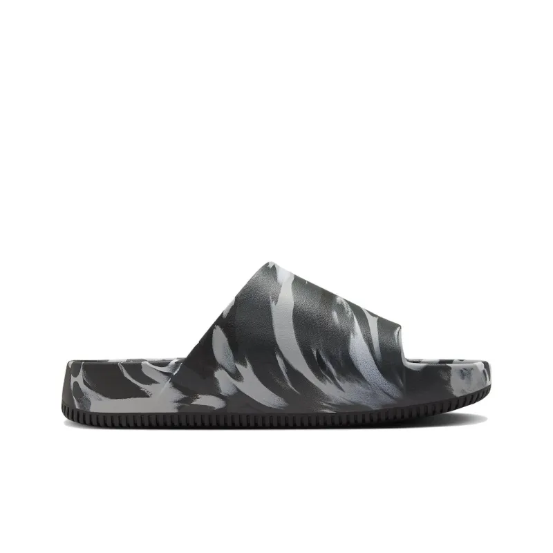 Nike Calm Slide Marble Black Grey-1