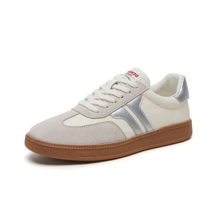Suan Ba Hui Anti Slip Wear Resistant Lightweight Breathable Low Top Skateboard Shoes Women's-6