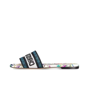 DIOR Dway Slide Slippers Women's White