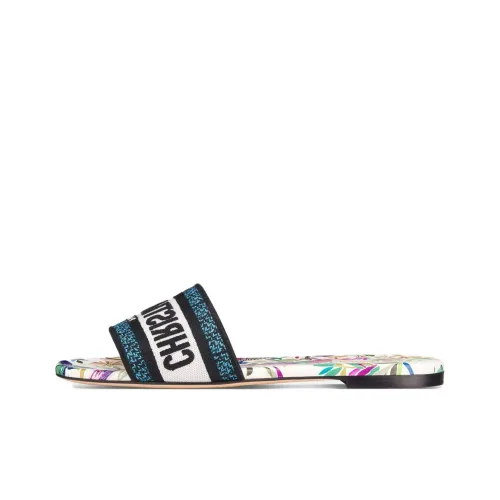 DIOR Dway Slide Slippers Women's White