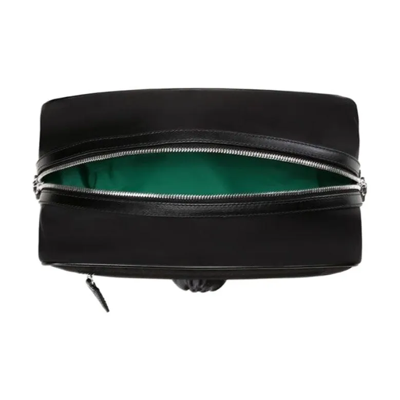 VERSACE Nylon Toiletry Bags Clutches Unisex Black-6