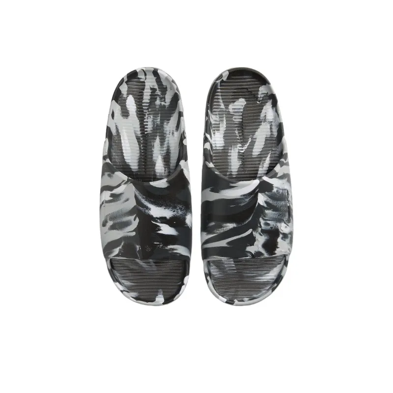 Nike Calm Slide Marble Black Grey-2