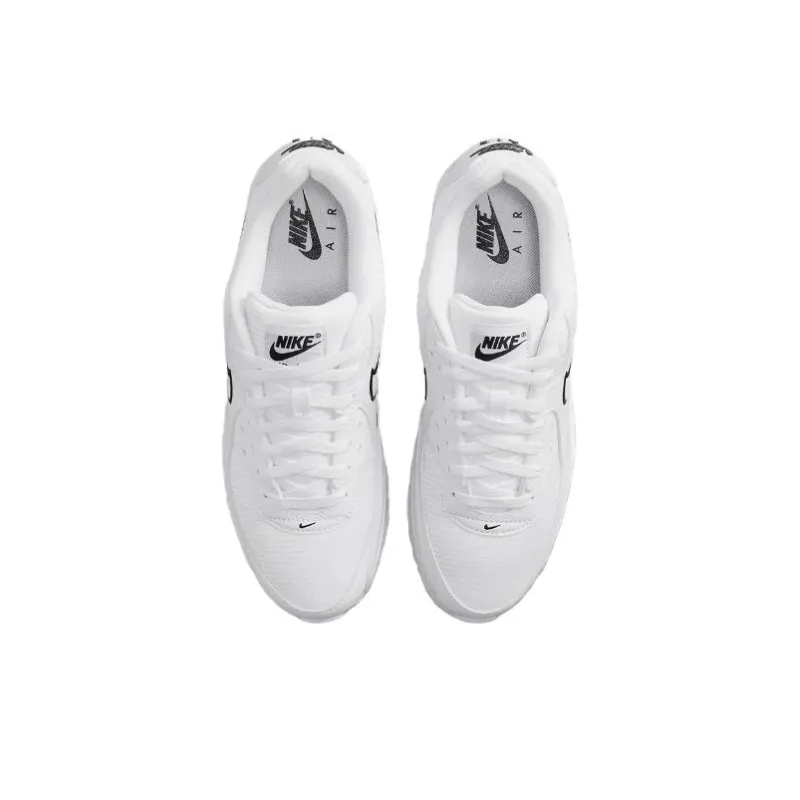 Nike Air Max 90 White Black Outlined Swoosh-3