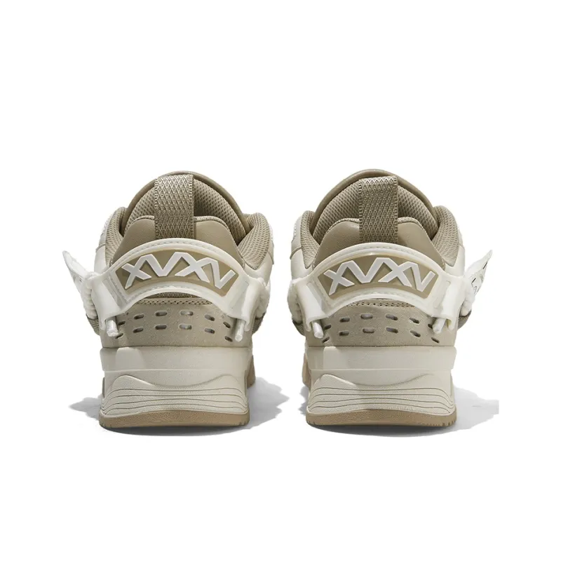 Vxv Structure Shoelace Anti-Slip And Wear-Resistant Height Increasing Low-Top Skateboard Shoes Unisex-12