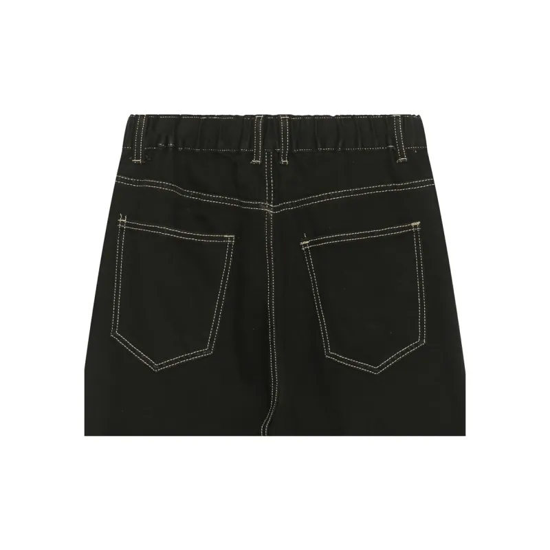 Voguo Relay Jeans Unisex Black-2
