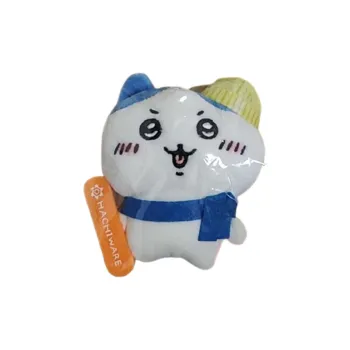 Chiikawa Vocation Single Snowboard Skiing Hachiware Dolls Plush Pendant
