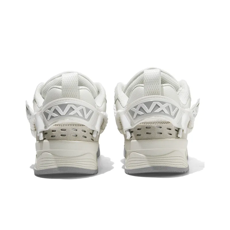 Vxv Structure Shoelace Anti-Slip And Wear-Resistant Height Increasing Low-Top Skateboard Shoes Unisex-5
