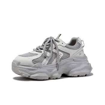 SELAIYA Anti Slip Wear Resistant Low Top Chunky Sneakers 5cm Women's