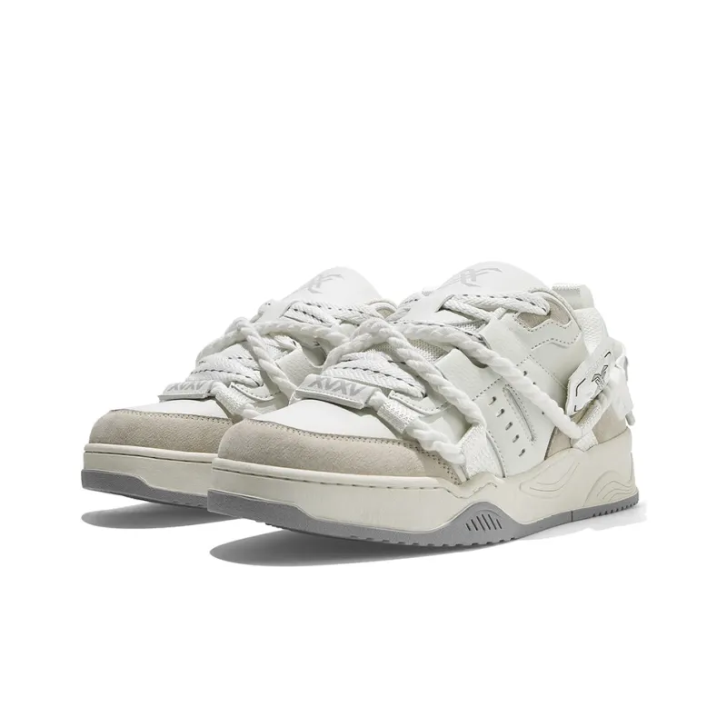 Vxv Structure Shoelace Anti-Slip And Wear-Resistant Height Increasing Low-Top Skateboard Shoes Unisex-3