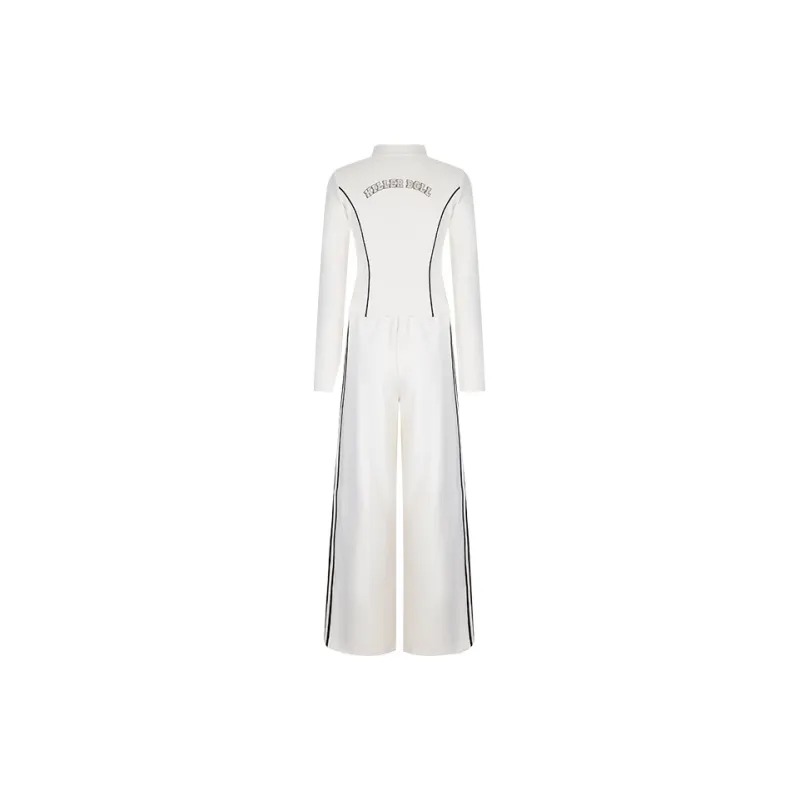 Girly Fancy Club Casual Suit Women's Milk White-1