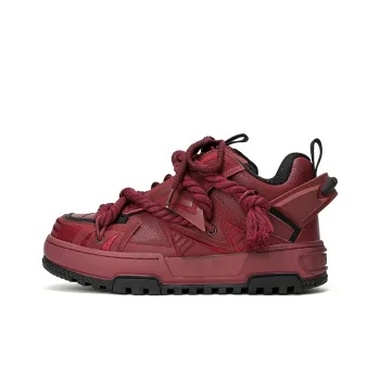 X·LUN Skateboard Shoes Unisex Low-Top Red