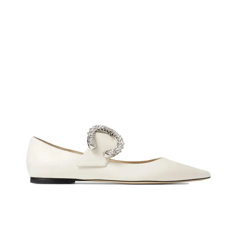 Jimmy Choo Melva Crystal-embellished Ballerinas-1
