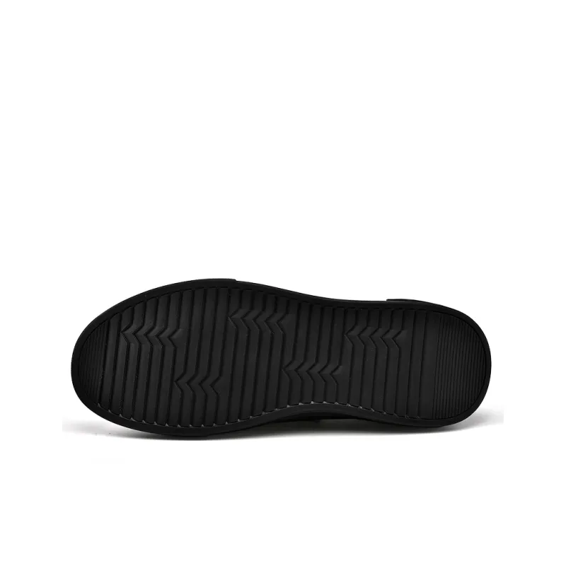 Laoks Casual Shoes Men Low Top Black/Brown-15