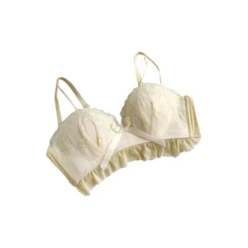 Flowers In Water Bra Women's Champagne