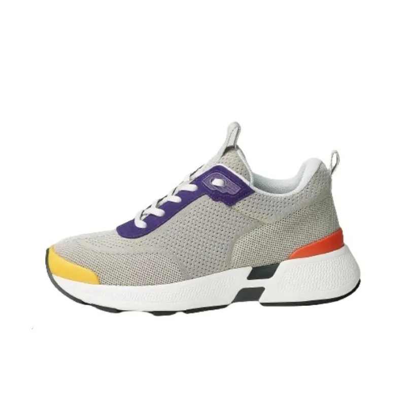 HERMES Heros Low Top Casual Shoes Women's Light Gray-0