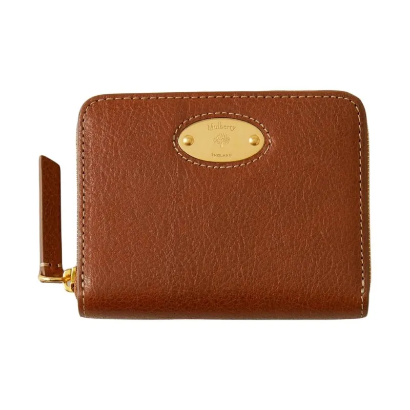 Mulberry Textured Leather Wallet Women's Brown-2