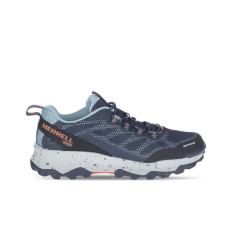 MERRELL Speed Strike Gore-Te Shock-absorbing And Waterproof Low-Top Outdoor Shoes Women's Blue-1