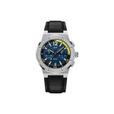 Silver Blue Dial 50m Waterproof