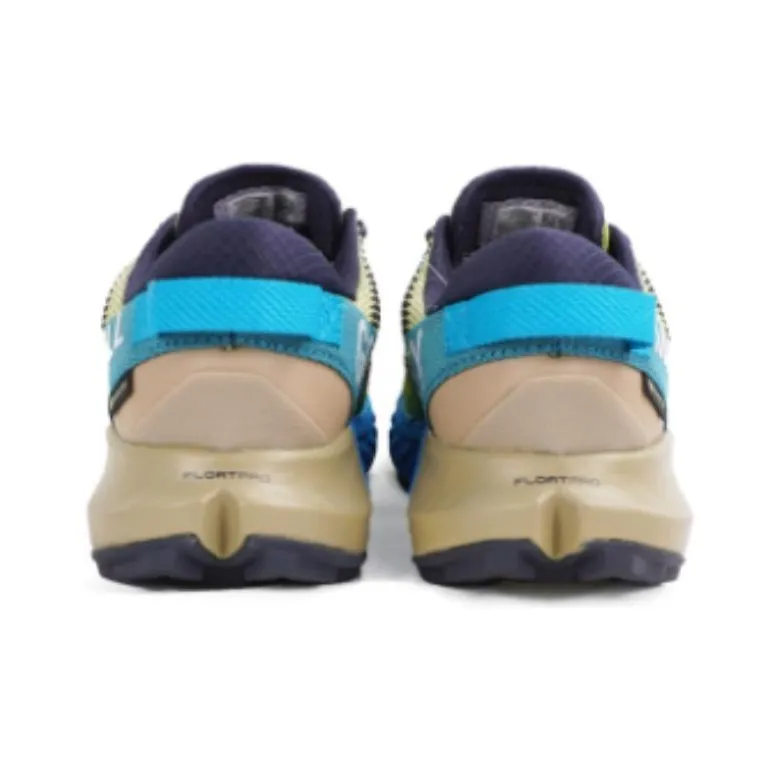MERRELL Agility Peak 4 Gore-Te Cushioning Wear-Resistant Low-Top Outdoor Shoes Men's Blue Yellow-2