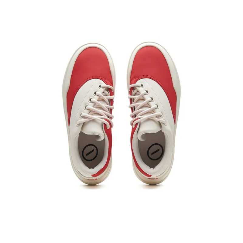 Senzubean SZB Fairy Bean Cao Fang Abrasion Resistant Low Top Skateboard Shoes Unisex Red-6