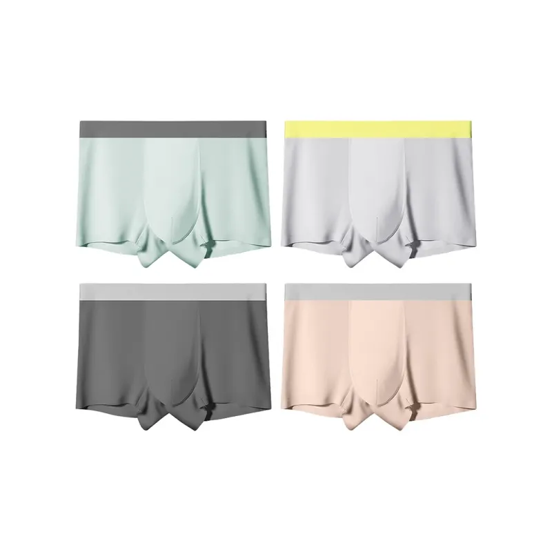 DUOQINGMAO Underpants Men's 4 Pack-12