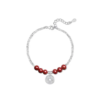 Suddenly Lucky Reconstructed Cinnabar Bracelets Women's