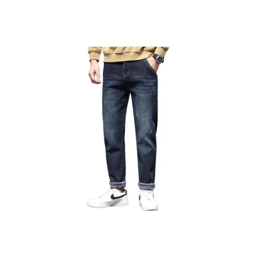 Tonlion Jeans Men Blue Gray