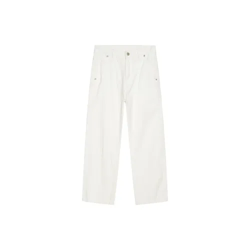 Voguo Relay Jeans Unisex White