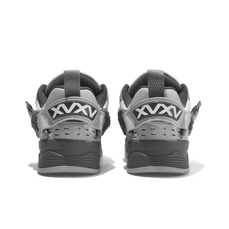 Vxv Structure Shoelace Anti-Slip And Wear-Resistant Height Increasing Low-Top Skateboard Shoes Unisex-19