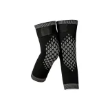Lace-Up Slip-Resistant Strap, Black, Mugwort Grid Pattern