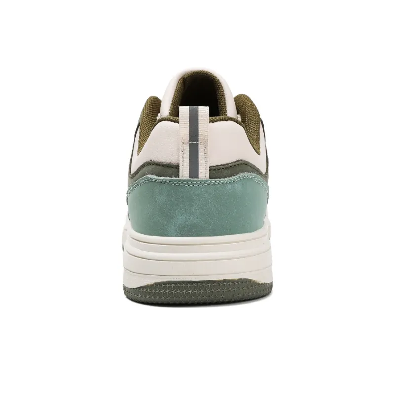 CAMOSI Skateboard Shoes Unisex Low Top Gray/Brown/Green-27