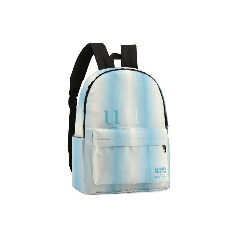 ONRF Polyester Backpack Medium Size Unisex Blue White-1