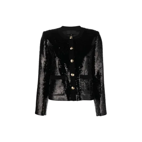 NILI LOTAN Sequin-embellished Buttoned-up Jacket