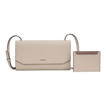 ORYANY Leather Handbag Shoulder Bag Crossbody Bag Mini Women's Cream